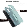 thumbnail image 3 of Takfox Shockproof Silicone Rugged Cell Phone Case for Samsung Galaxy A13, Turquoise, 3 of 6