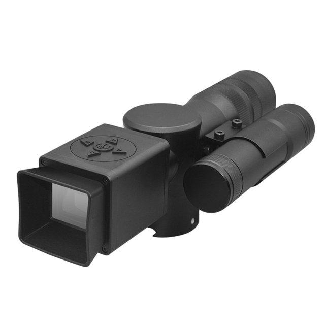 Handheld Portable Telescopic Sight 5X Optical Magnify 8X Electronic Magnification 1.4inch Display 30mm Large Aperture Waterproof Telescopes with Photo Video Taking Playback Function Support