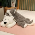 thumbnail image 4 of Cushion Soft Toy Kids Nap Pillow Back Prone Posture Bear Animal Plush Plush Animal Fuzzy Animal Sofa Decoration Pig Plush Doll Bear Plush Pillow Stuffed Toys Dinosaur Plush Toy C, 4 of 8