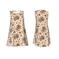 thumbnail image 7 of Lsque Cute Autumn Turkey Pattern Summer Dresses for Women – Sleeveless T-Shirt Swing Sundress, Perfect for the Beach and Casual Days, 7 of 7