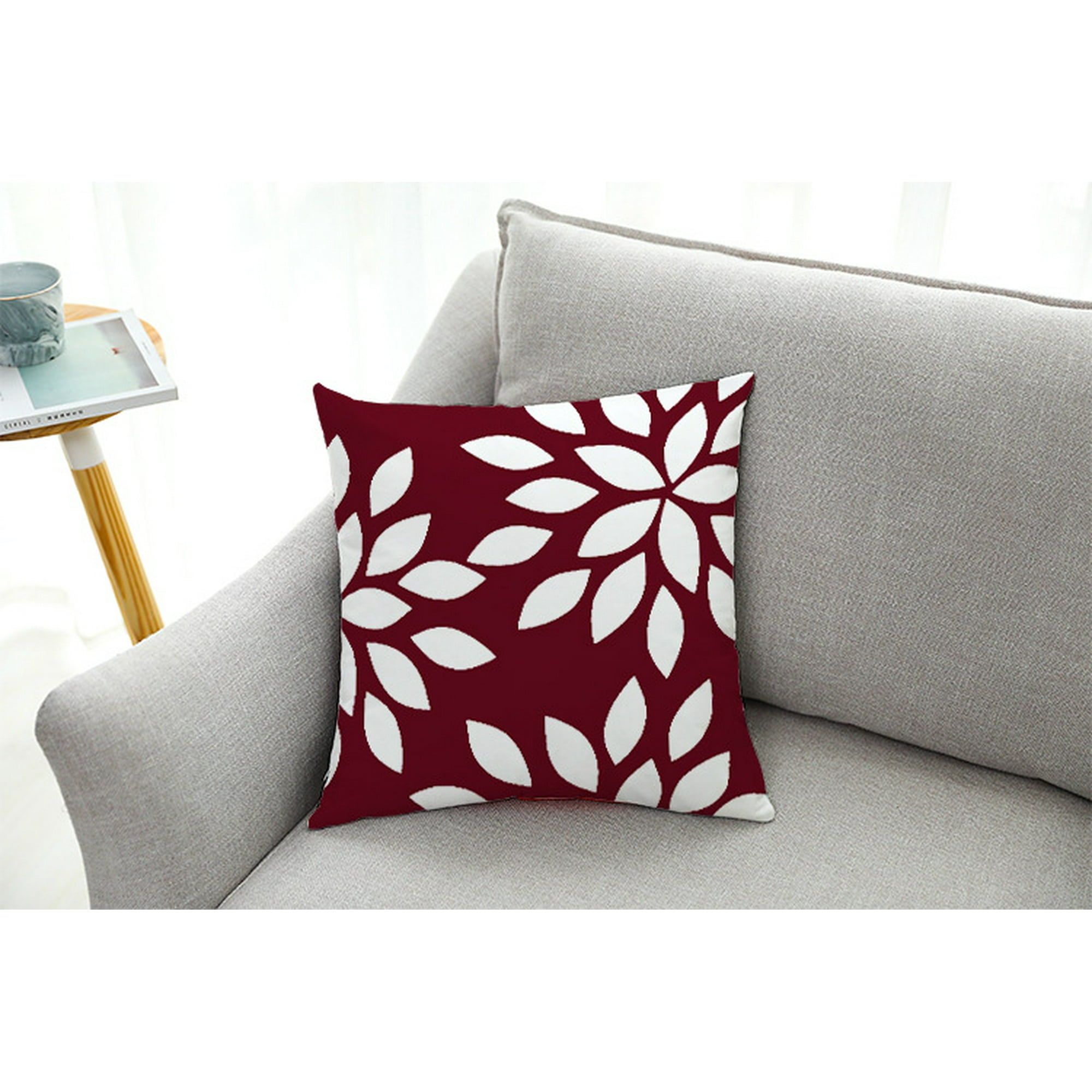 Red and grey outdoor pillows hotsell
