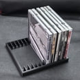 CD Storage Rack and Desktop Display Stand, 12-Slot Minimalist Media ...