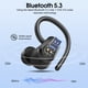 thumbnail image 2 of Auriculares inalámbricos Poounur H9 Bluetooth 5.3 Sport 50H IP7 impermeables, 2 of 7