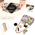 thumbnail image 2 of FORMRS Womens Shoulder Bag with Chain Strap Clutch Purse Cute Tote Handbag, Vegetables Pattern, 2 of 7