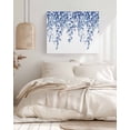 thumbnail image 3 of Eucalyptus Leaves Wall Art for Living Room,Canvas Picture Wall Decor for Bathroom Bedroom,Navy Blue Summer Botanical Weeping Painting Artwork for Office Kitchen Hallway Dining Room Home Decor 24"x32", 3 of 8