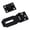 3 inches-Black, variant on Rustproof Foldable Door Fastener Heavy Gauges Surfaces Mount Locking Systems Reinforced Security Latches for Secure Entry Use