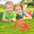 thumbnail image 2 of HLONK 2 pcs  Simulation Rubber Crab Model Artificial Animal Prank Props for Party Gathering, 2 of 8