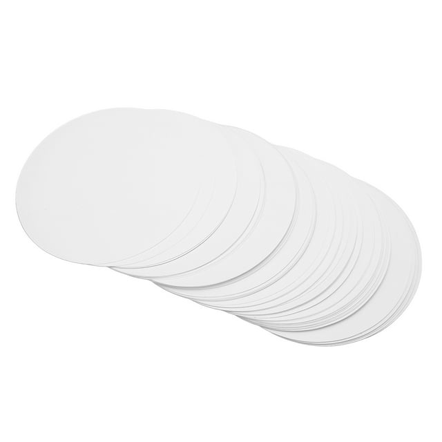 100 Pcs Film de Badge Bouton Rond Transparent Film Protecteur pour Badges à Épingle Autocollants de Réfrigérateur