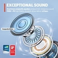 thumbnail image 3 of EarFun® Air Auriculares inalámbricos 2022 mejorados - Bluetooth con 4 micrófonos, resistente al agua IPX7, carga inalámbrica, bass intenso, carga rápida USB-C, 35h reproducción, 3 of 3