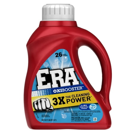 Era with Oxi Booster HEC Liquid Laundry Detergent 50 fl oz 26