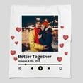 thumbnail image 1 of Custom Photo - Favorite Song- Cozy Plush Fleece Blanket – 50×60, 1 of 3