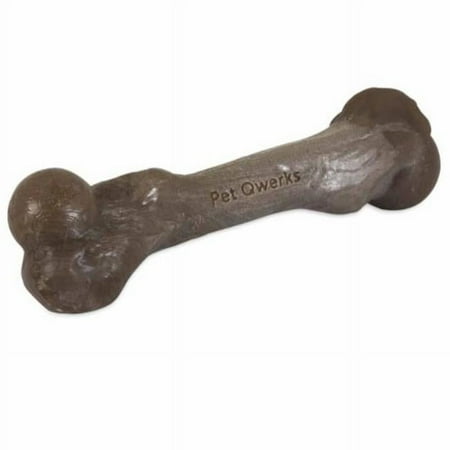UPC: 0850000085657 | Petmate 36059 6 x 1 x 4.125 in. Zombie Barkbone Bacon Dog Chew Brown – Small