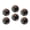 C1793, variant on Glass Refrigerator Magnet 6Pcs Magnetic Fridge Sticker,Decor for Kitchen,Whiteboard,Cabinet,Vibrant And Detailed Circular Design Featuring The Taurus Zodiac Sign
