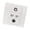 RJ45 CAT5E, variant on Not Solder Design 4 Port Multimedia Panel Direct Plugs TV9.5 RJ45 F Connectors Wall Plate for TVs and Sound Systems