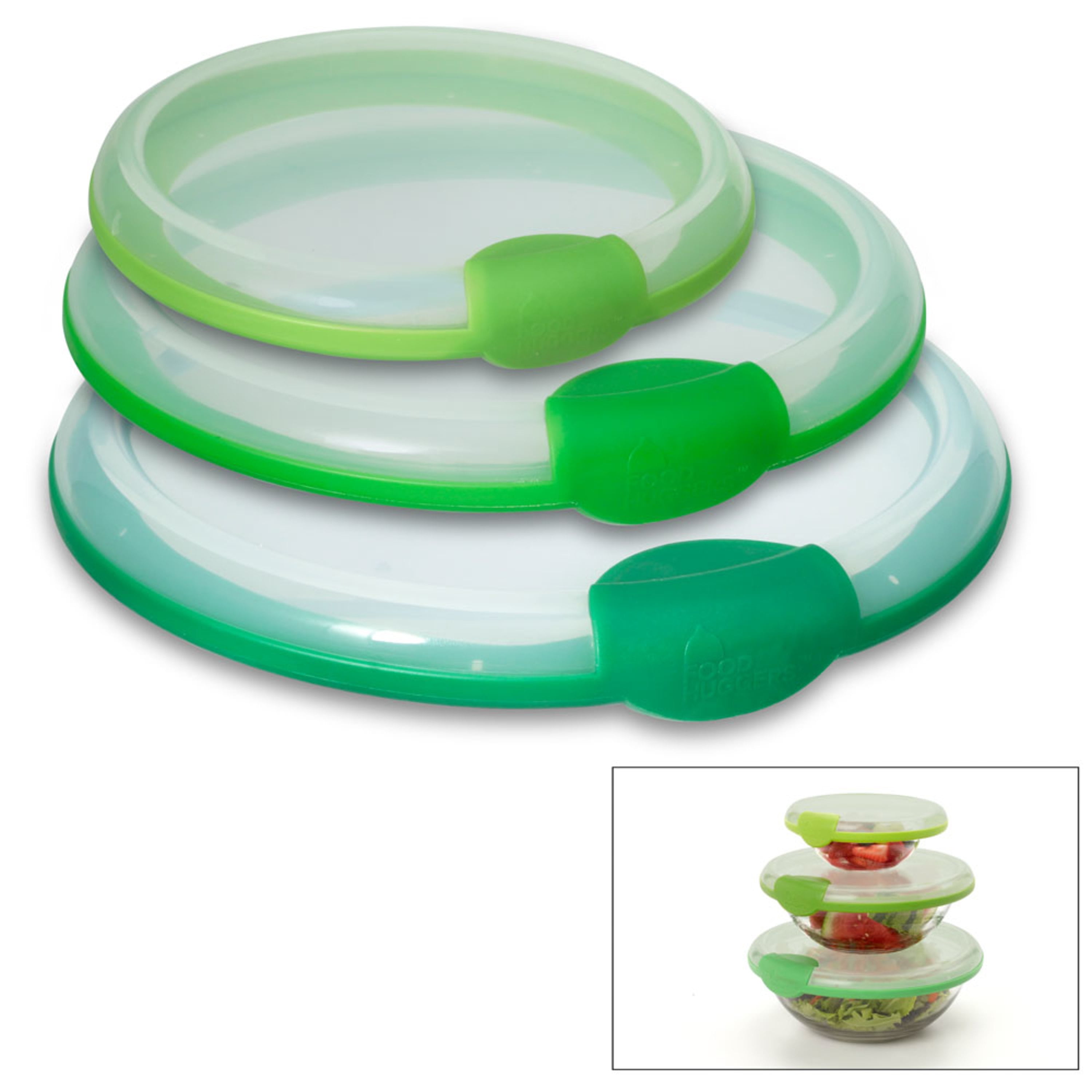 Farberware Professional Set of 3 Dark Green Bowl Huggers