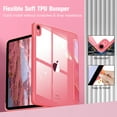 thumbnail image 4 of Fintie Slim Case for iPad 10th Generation (2022 Release) 10.9 Inch with Transparent Clear Back Shell, Shockproof Smart Protetive Standing Cover, Auto Sleep Wake, Marble Pink, 4 of 9