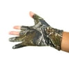 Thin Fingerless 3 Finger Fishing Gel Glove Camouflage Camo Anti Slip Elastic Hunting Fishing Gloves