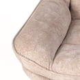 thumbnail image 6 of Pmango 1 Pack 360°Free Swivel Accent Chair for Living Room, Slightly 20°Rocking, 24" High Backrest Upholstered Armchair, Ergonomic Design, Chenille Breathable Soft Fabric Modern Single Sofa, Beige, 6 of 8