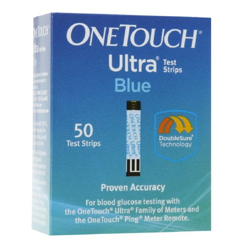 One Touch Ultra Test Strips,Blue 50 Ea, 2 Pack Walmart Inventory