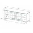 thumbnail image 6 of Pemberly Row TV Stand with Middle Doors in Dark Walnut, 6 of 6