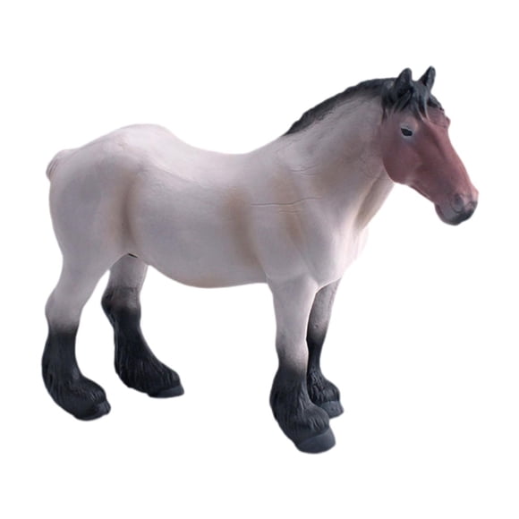 Figuras de animales, adorno de caballo realista, mini figura de animal para decoración del hogar, mascota Estilo B