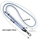 thumbnail image 3 of Cordón para teléfono cruzado con lengüetas ajustables y correa antirrobo para todos los teléfonos. Hebillas metálicas. Cordón universal para el cuello para teléfonos móviles, para mujeres y hombres., 3 of 5