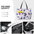 thumbnail image 3 of KLL Ornamental Turtles Print Large Beach Tote Bag Women Waterproof Sandproof Zipper Beach Tote Bag for Pool Gym Grocery Travel with Wet Pocket, 3 of 7