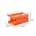 thumbnail image 3 of Yooshoverk Double-Layer Fridge Organizer, Transparent Can Storage Box, Durable for Poolside Snacks and Kitchen Prep, 3 of 5