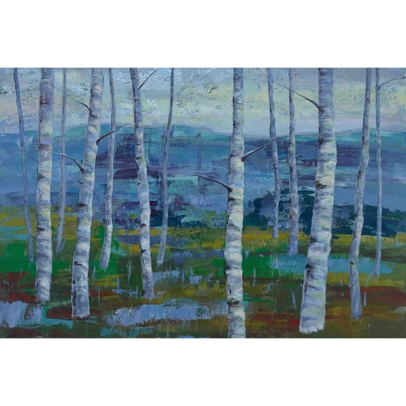 "Twilight Grove I" Painting Print on Wrapped Canvas