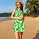 thumbnail image 3 of Disketp Green Lizard para Vestido sin Mangas para Mujeres, Vestidos de Verano para Mujeres, Casual y Holgado para la Playa, 3 of 7
