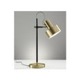 thumbnail image 3 of Adesso Clayton Incandescent/CFL Desk Lamp 22.5" Matte Black/Antique Brass (3586-01), 3 of 4