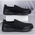 thumbnail image 6 of Men's Extra Wide Slip on Walking Shoes, Lightweight Anti-slip Breathable Casual Loafers for Standing All Day, 6 of 12