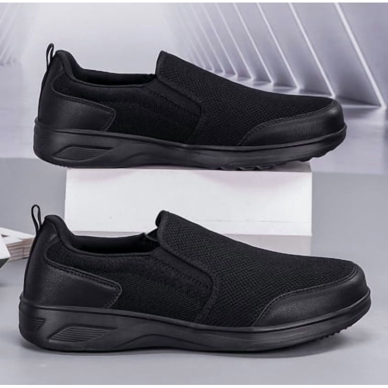Men\'s Extra Wide Slip On Walking Shoes Lightweight Non-Slip Casual Loafers KELINFONG Men main image 3