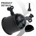 thumbnail image 4 of SPRING 50mm Tow Bar Ball Cover Lockable Key Trailer Hitch Protector Cap for Car Truck Semi-Trailer Ship black, 4 of 8