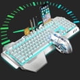 thumbnail image 2 of de ratón inalámbrico con Gamer de 2,4G recargable para ordenador portátil, ratón retroiluminado con respiración de 7 Blanco 01 Yotijar Teclado inalámbrico para computadora portátil, 2 of 10