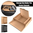 thumbnail image 3 of Under-Center Console Double-Layer Storage Box with Silicone Anti-Slip Mat for Vehicle Interior Organization, 3 of 8