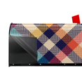 thumbnail image 3 of PAYOHTO Gingham Check Plaid Pattern Mailbox Covers Magnetic Large Oversized 25.5 X 21 Mailbox Wrap Post Letter Box Covers Decor for Outdoor Home Garden, 3 of 4