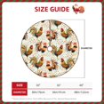thumbnail image 2 of Fotbe Colorful Roosters Pattern Christmas Tree Skirt, Tree Skirts Plush Christmas Decorations, Christmas Tree Skirts Xmas Decorations Holiday Party Decor-36", 2 of 6
