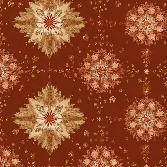 Peel and Stick Wallpaper Elegant Floral Warm Tones Intricate Wall Mural 17.7in x 9.8ft Self Adhesive Removable Wall Paper Renter Friendly Wallpaper for Bedroom Nursery Living Room