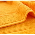 thumbnail image 3 of G&J 100% Cotton Luxury Towel Combo Set 8 Pieces Premium Towel Set 2 Bath Towels, 2 Hand Towels, 4 Wash Cloth Yellow Orange Color, 3 of 4
