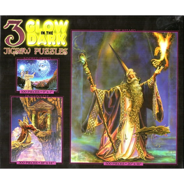 Glow in the Dark 3 Pack The Wizard 500, Dragon's Eye 300, Kindred