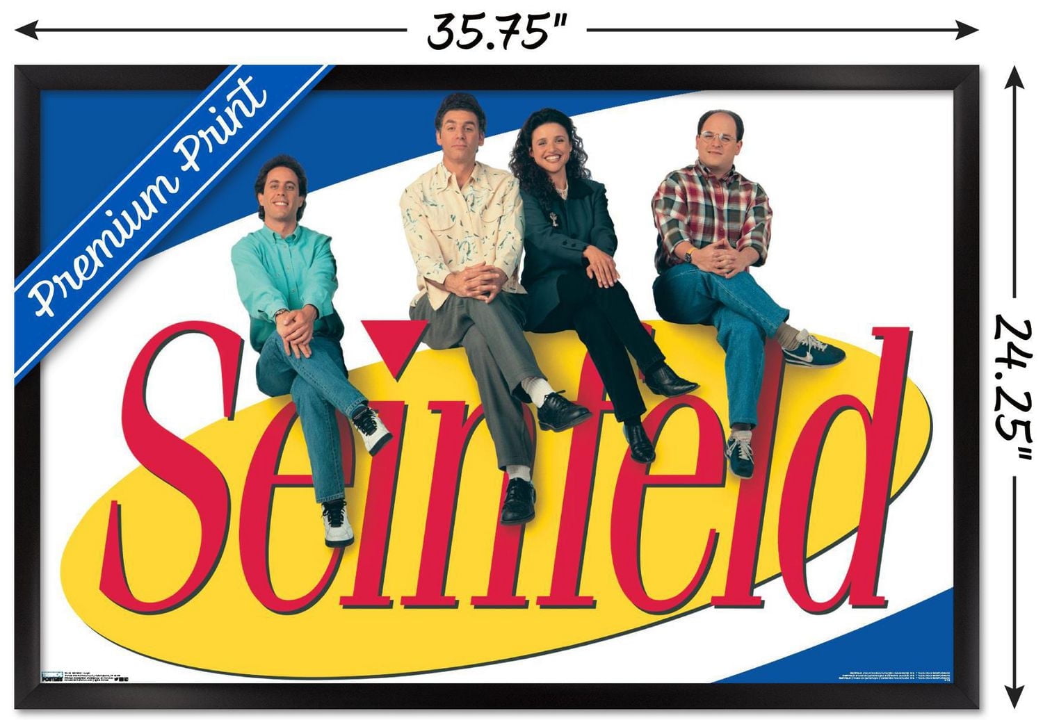 Seinfeld - Logo Wall Poster, 22.375" x 34"