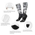 thumbnail image 6 of Daiia Sports Socks Heart Illustration Printed Novelty Crew Socks for Men Women Knee High Socks Cotton Socks Soft & Breathable Support Unisex Socks, 6 of 9