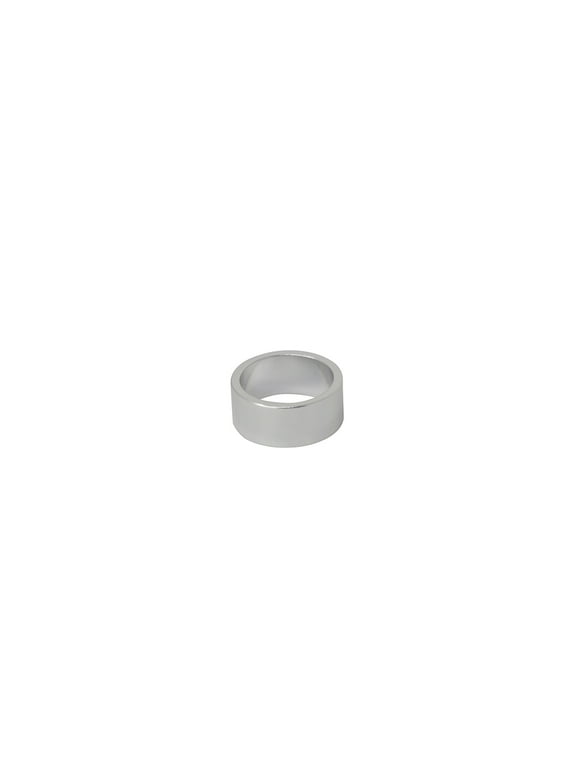 Fenix 1 1/8" Bike Headset Spacer, Various Sizes and Colors (Silver, 15mm thick)