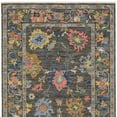 thumbnail image 5 of HomeRoots 575990 5 x 8 ft. Oriental Rectangle Area Rug with Fringe, Gray, Blue & Yellow, 5 of 5