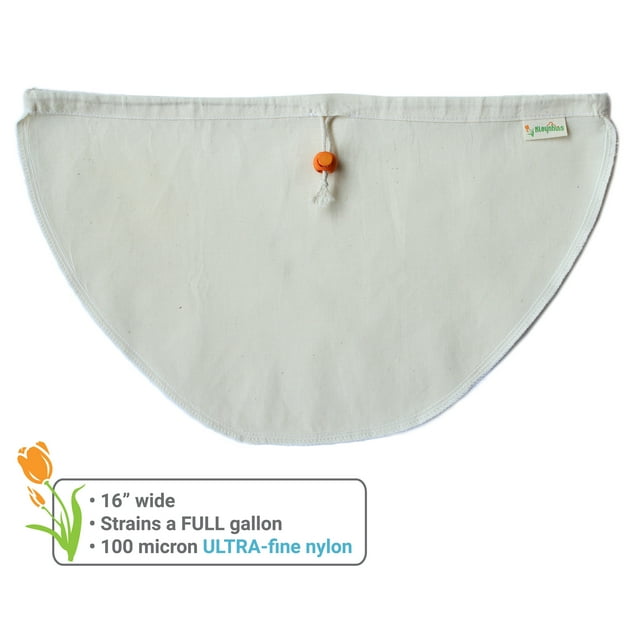 Kleynhuis Greek Yogurt Strainer Pouch, Organic Cotton (16"X9