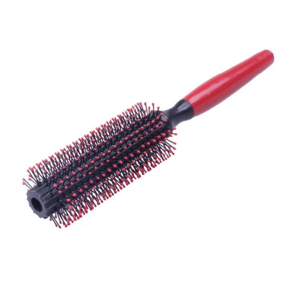 Round Curling Hair Brush Comb – Scalp Massage Styling Brush for Curling & Volume