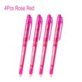 thumbnail image 1 of Erasable Gel Pen 0.7mm 0.5mm Bullet Tip Blue Black Red Color Ink Refill Rods Writing Drawing Painting Washable Handle 4pcs rose red 0.5mm, 1 of 6