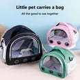 thumbnail image 6 of Portable Breathable Pet Carrier 9x8x7.5 Inch Backpack for Small Birds Parrots Hamsters Vet Visit with Shoulder Strap, 6 of 6
