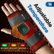 Wrist Heating Pad, Cordless Heated Wrap Brace, Heated Wrist Wrap with 3 Heat Levels, Hand Heating Pad, Hand Brace for Support,Gifts for Family, Travel Right Hand(Gray)